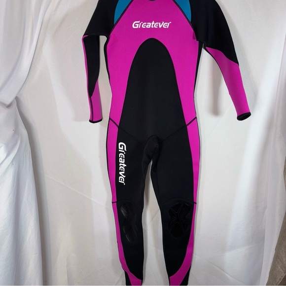 Greatever Wetsuit 3mm Neoprene Full Body Long Sleeve Scuba Diving Suit Size S - Picture 3 of 13